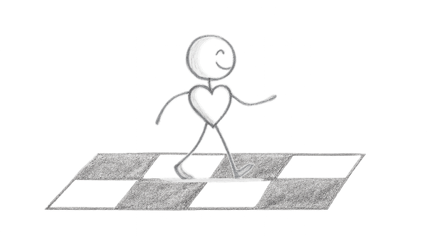 Personnage en marche